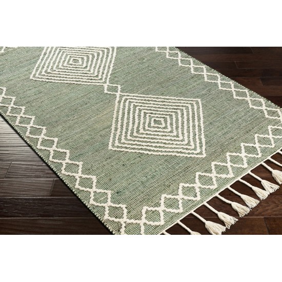 Surya Norwood Medium Green Rug 2'6" X 8'