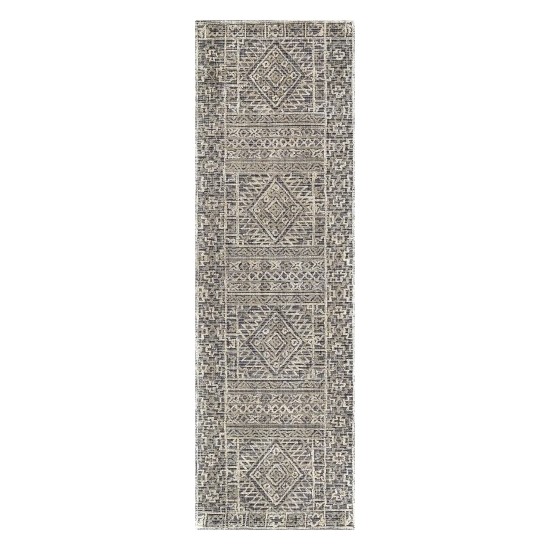 Surya Oakland Black Rug 2'6" X 8'