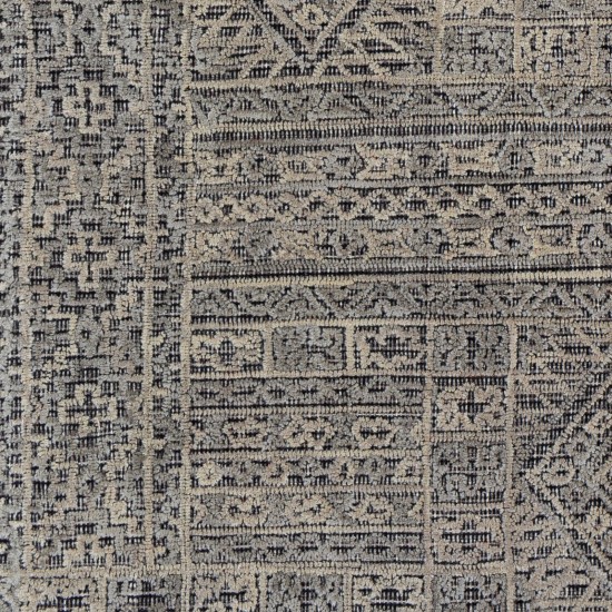 Surya Oakland Black Rug 2'6" X 8'
