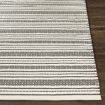 Surya Osasuna Osa-2304 Black Rug 5' X 7'6"