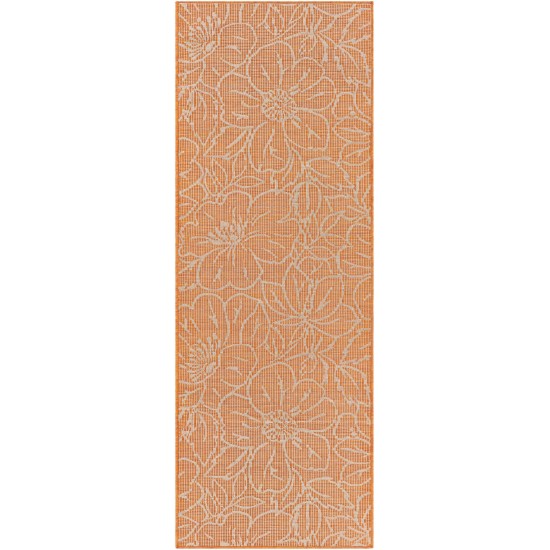 Surya Pasadena Psa-2328 Orange Rug 2'6" X 7'3"