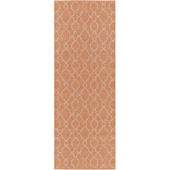 Surya Pasadena Psa-2335 Burnt Orange Rug 2'6" X 7'3"