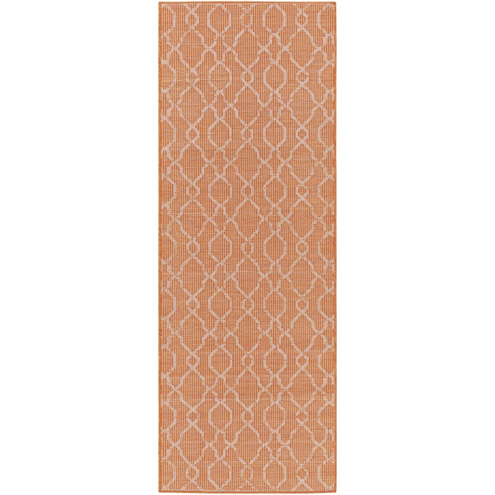 Surya Pasadena Psa-2335 Burnt Orange Rug 2'6" X 7'3"