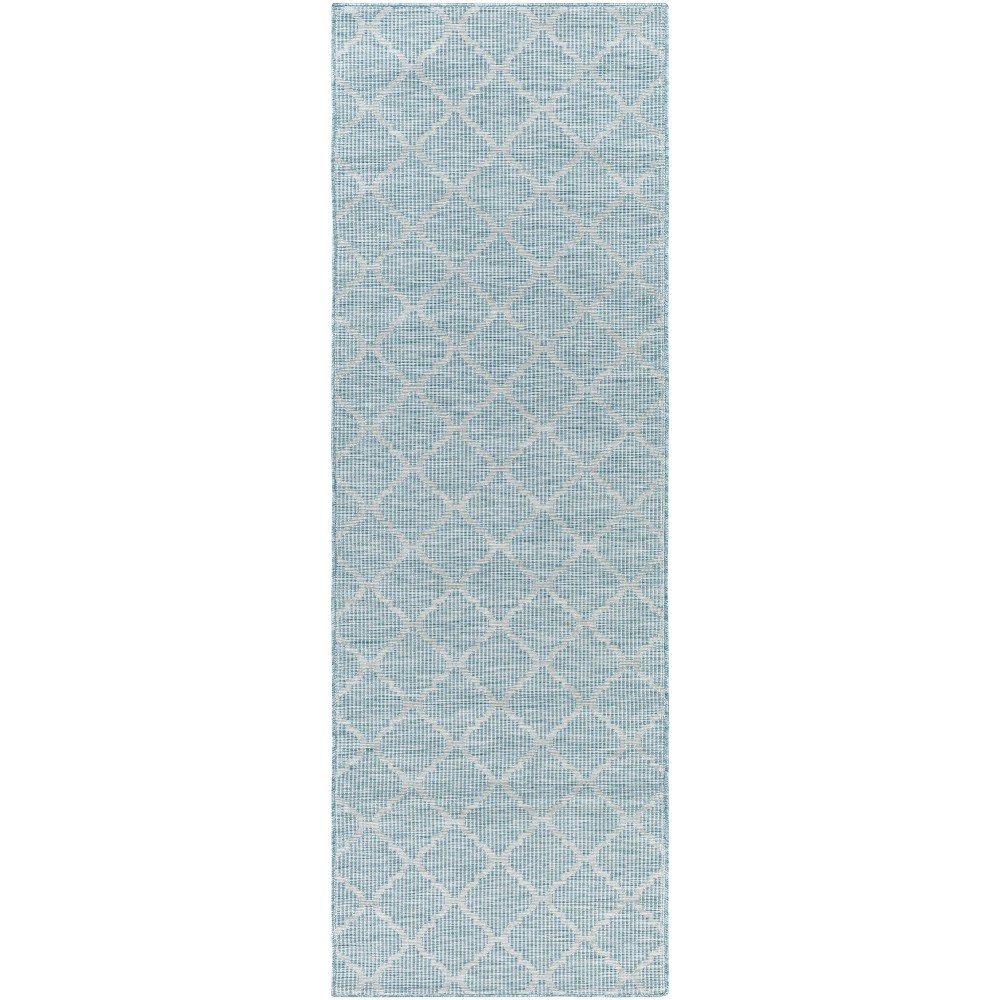 Surya Pasadena Psa-2341 Aqua Rug 2'6" X 7'3" Surya Pasadena Psa-2341 Aqua Rug 2'6" X 7'3"