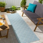 Surya Pasadena Psa-2341 Aqua Rug 2'6" X 7'3"