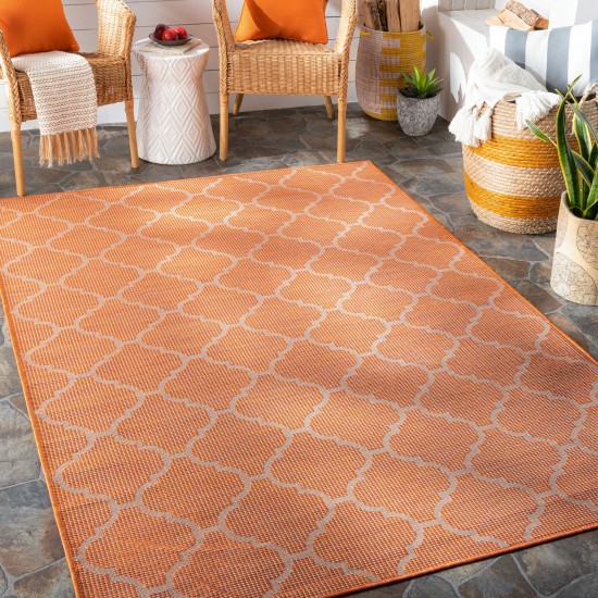 Surya Pasadena Psa-2344 Burnt Orange Rug 5'1" X 7'