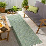 Surya Pasadena Psa-2346 Grass Green Rug 2'6" X 7'3"