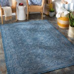 Surya Pasadena Psa-2358 Blue Rug 5'1" X 7'