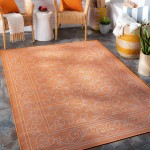 Surya Pasadena Psa-2360 Burnt Orange Rug 2'6" X 4'