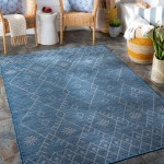 Surya Pasadena Psa-2363 Dark Blue Rug 2'6" X 7'3"