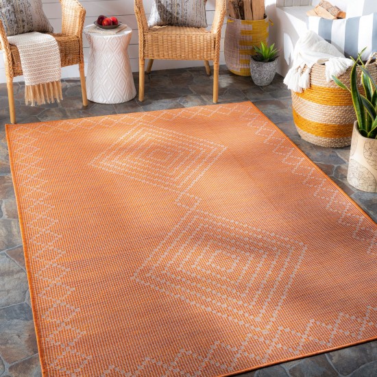 Surya Pasadena Psa-2371 Burnt Orange Rug 2'6" X 4'