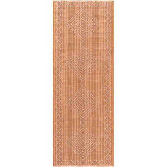 Surya Pasadena Psa-2371 Burnt Orange Rug 2'6" X 7'3"