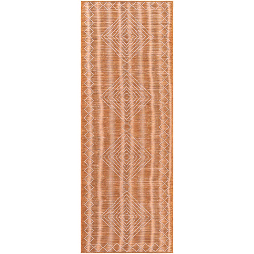 Surya Pasadena Psa-2371 Burnt Orange Rug 2'6" X 7'3"