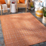 Surya Pasadena Psa-2377 Burnt Orange Rug 2'6" X 4'