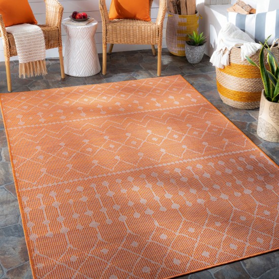 Surya Pasadena Psa-2377 Burnt Orange Rug 2'6" X 4'