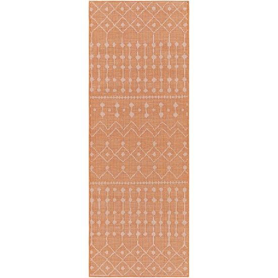 Surya Pasadena Psa-2377 Burnt Orange Rug 2'6" X 7'3"