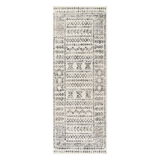 Surya Pisa Charcoal Rug 2'7" X 7'3"