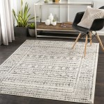 Surya Pisa Charcoal Rug 4'3" X 5'7"