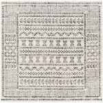 Surya Pisa Charcoal Rug 6'7" Square