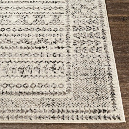 Surya Pisa Charcoal Rug 7'10" Square