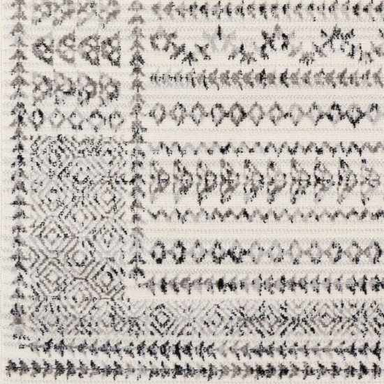 Surya Pisa Charcoal Rug 7'10" Square