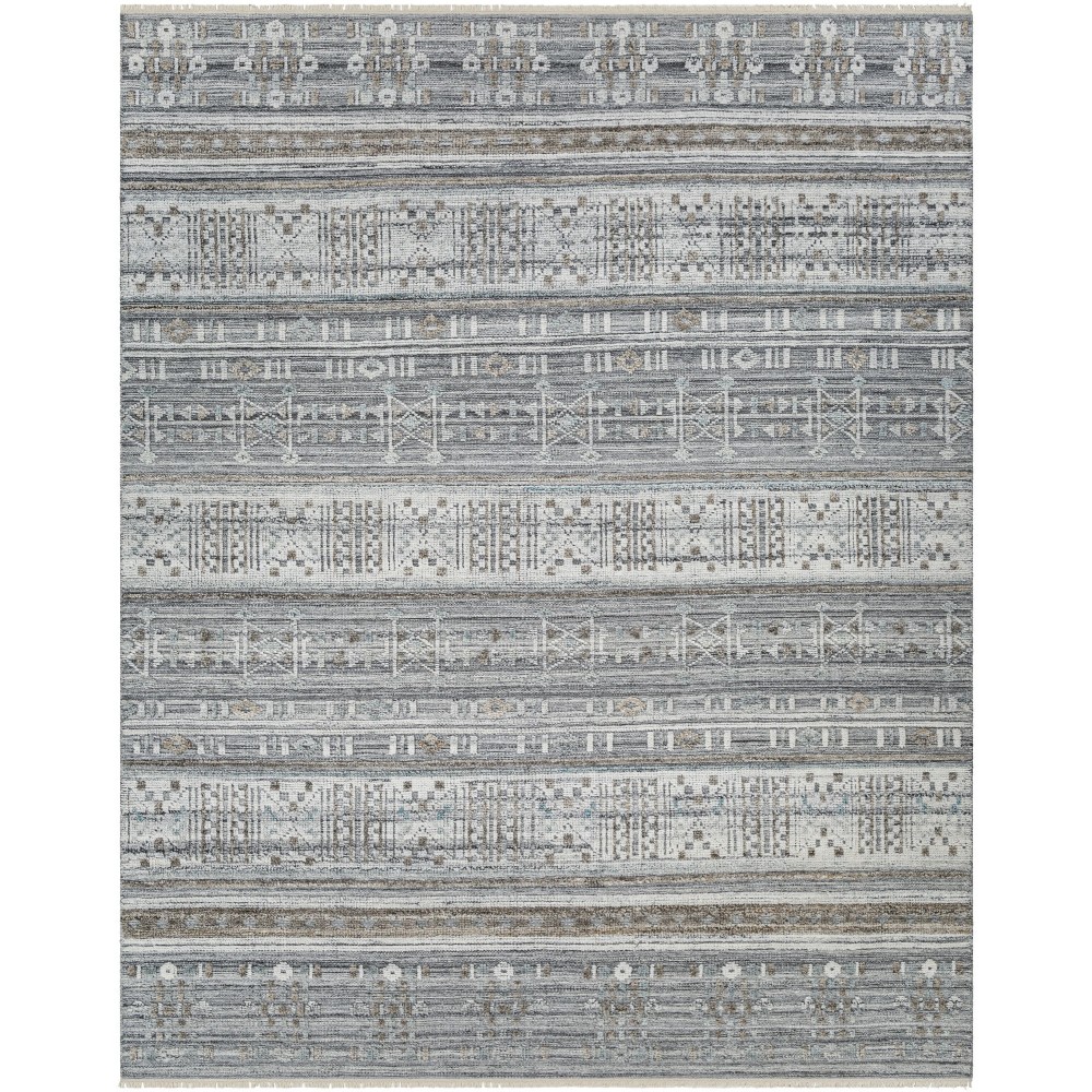 Surya Pompei White Rug 6' X 9' Surya Pompei White Rug 6' X 9'