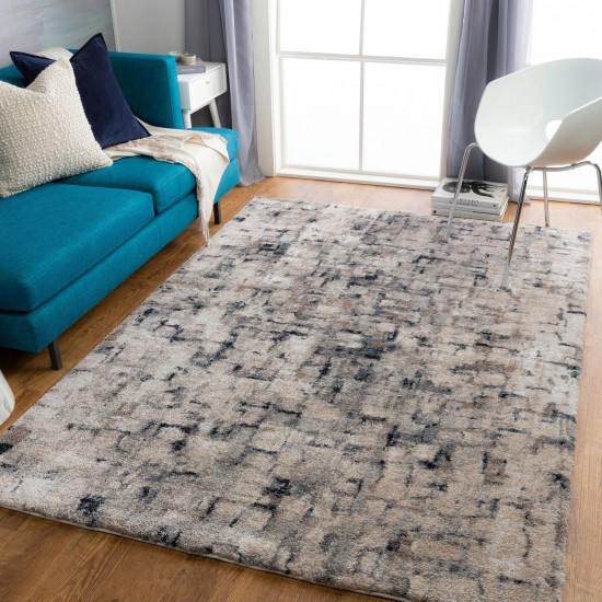 Surya Portofino Black Rug 5'3" X 7'