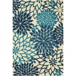 Surya Rain Rai-1280 Dark Blue Rug 2' X 3'