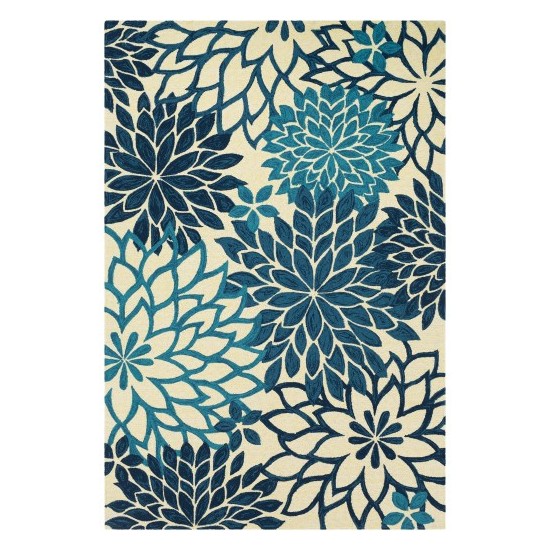 Surya Rain Rai-1280 Dark Blue Rug 2' X 3'