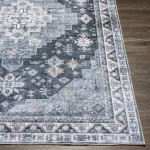 Surya Regen Black Rug 2' X 3'