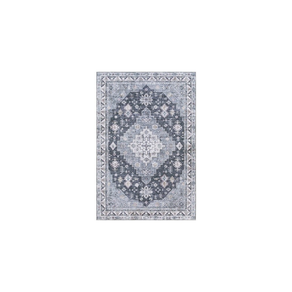 Surya Regen Black Rug 7'6" X 9'6" Surya Regen Black Rug 7'6" X 9'6"
