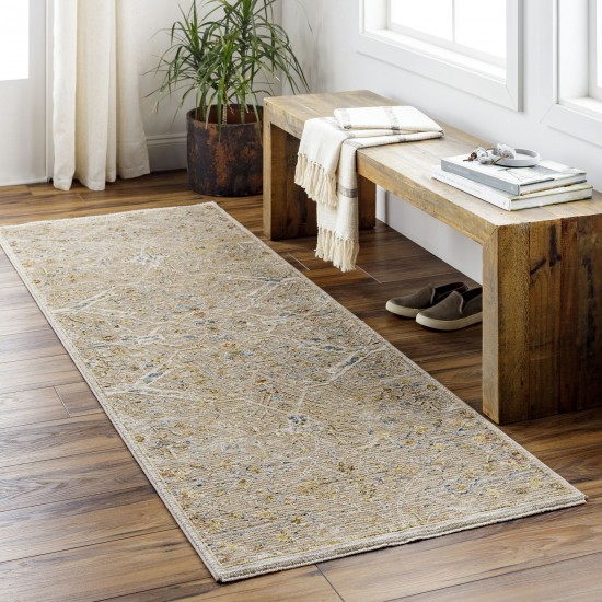 Surya Reina Light Brown Rug 2'7" X 10'