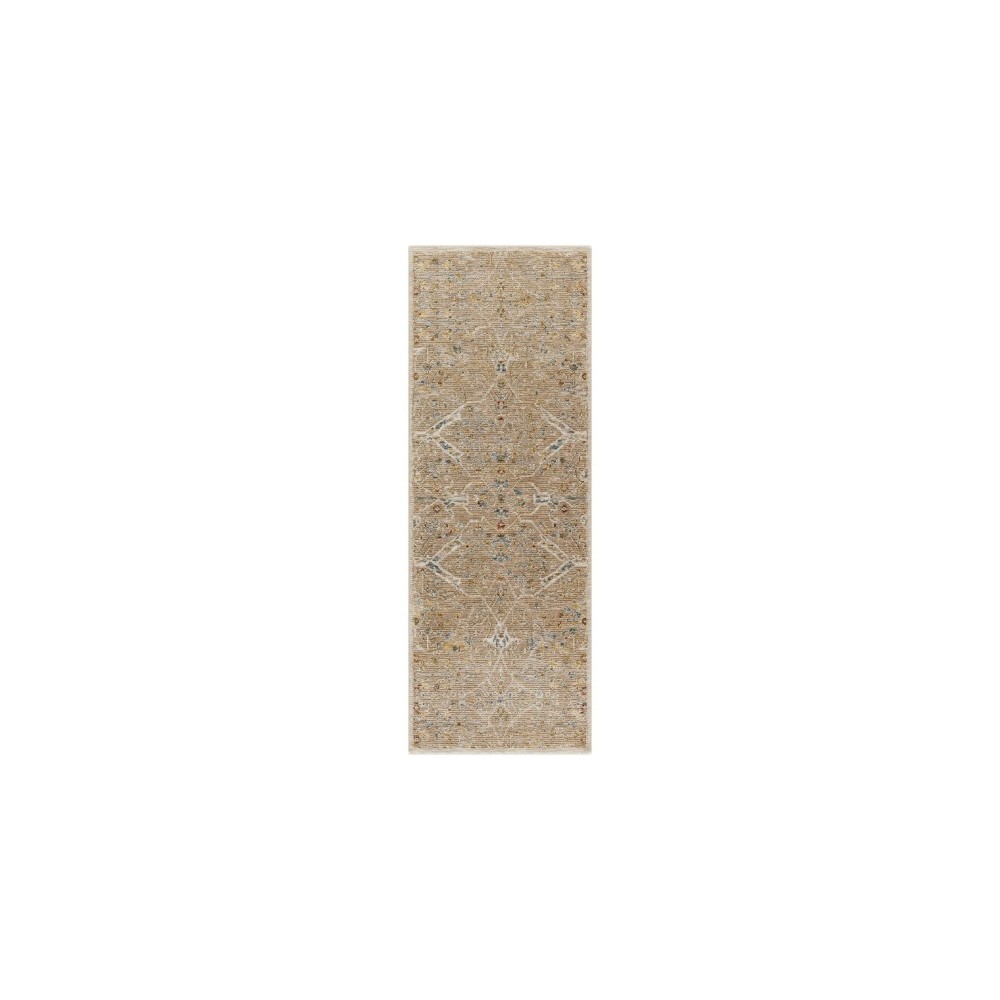 Surya Reina Light Brown Rug 2'7" X 7'3"