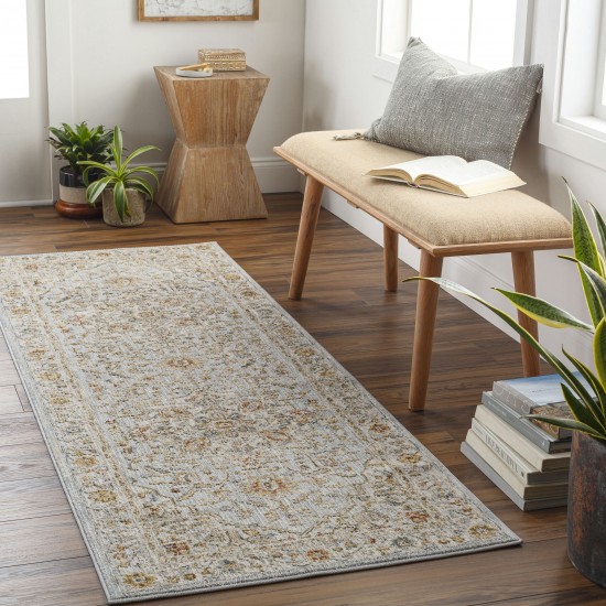 Surya Reina Ren-2304 Light Gray Rug 2'7" X 10'