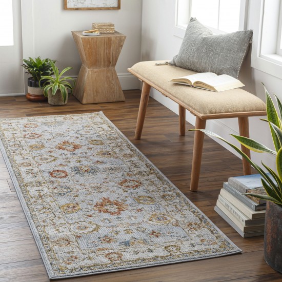 Surya Reina Ren-2306 Light Gray Rug 2'7" X 10'