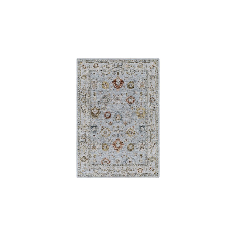 Surya Reina Ren-2306 Light Gray Rug 5'3" Round Surya Reina Ren-2306 Light Gray Rug 5'3" Round