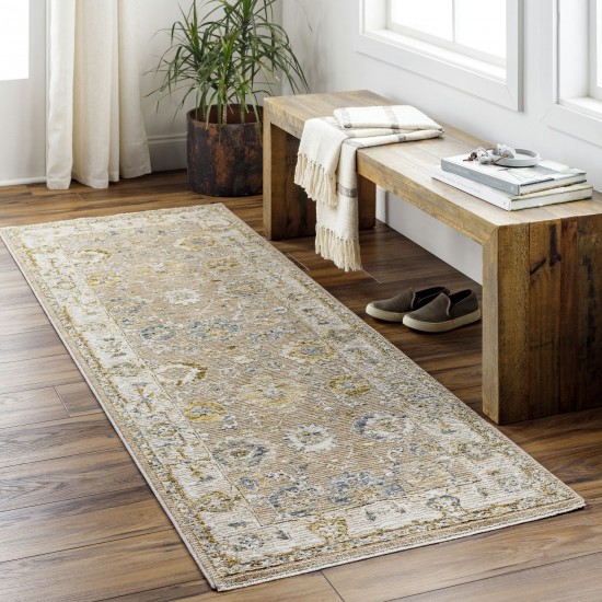 Surya Reina Ren-2308 Tan Rug 2'7" X 10'