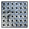 Legion Furniture Silver & Black Mosaic Tile