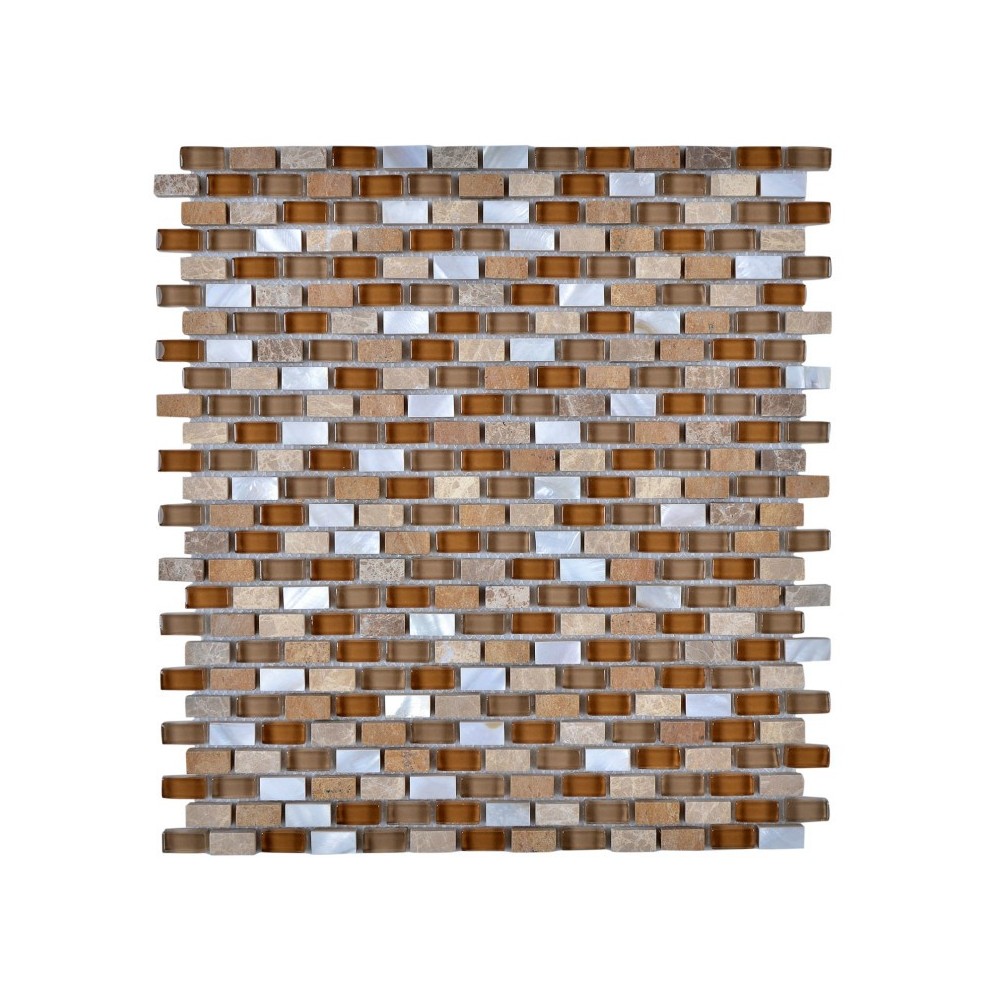 Legion Furniture Brown Mosaic Tile