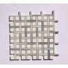 0.38" X 1.38" Stone Mosaic Mix Wall Tile In White