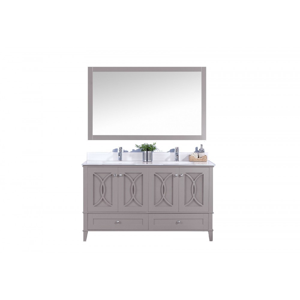 Legion Furniture WT7460-GW Sink Vanity In Gray Legion Furniture WT7460-GW Sink Vanity In Gray