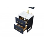 24" Sink Vanity With Ceramic Top-No Faucet