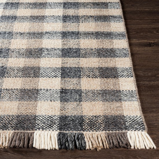 Surya Reliance Rli-2308 Charcoal Rug 2'6" X 8'