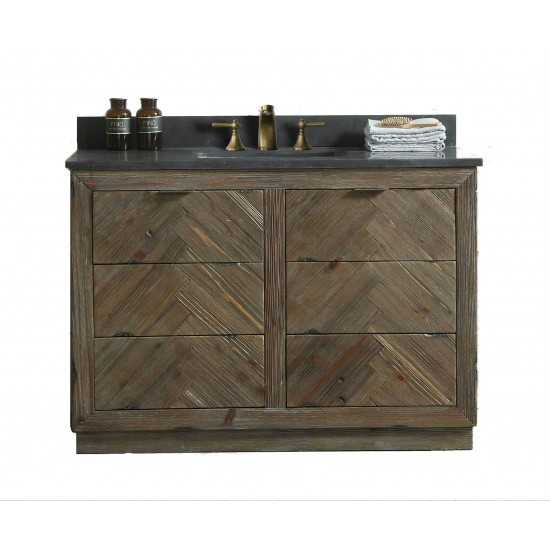 Legion Furniture Sara Wood 48'' Single Bathroom Vanity - No Faucet