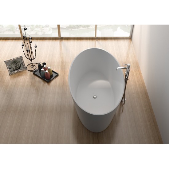 Legion Furniture 63" X 29.5" Freestanding Soaking Bathtub - No Faucet