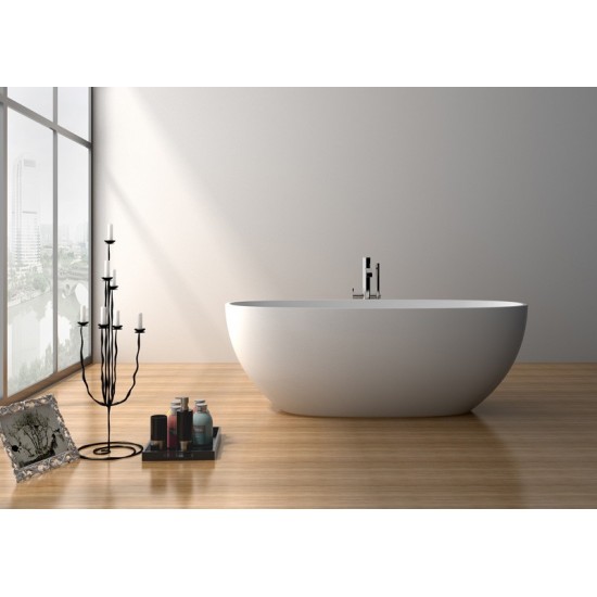 Legion Furniture 65" X 31.5" Freestanding Soaking Bathtub - No Faucet