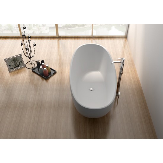 Legion Furniture 65" X 31.5" Freestanding Soaking Bathtub - No Faucet