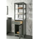 Legion Furniture 21" Pewter Green Linen Cabinet