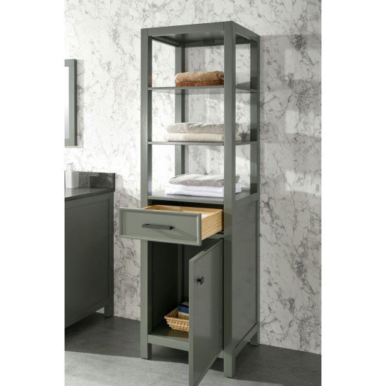 Legion Furniture 21" Pewter Green Linen Cabinet