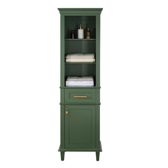 21" Vogue Green Linen Cabinet